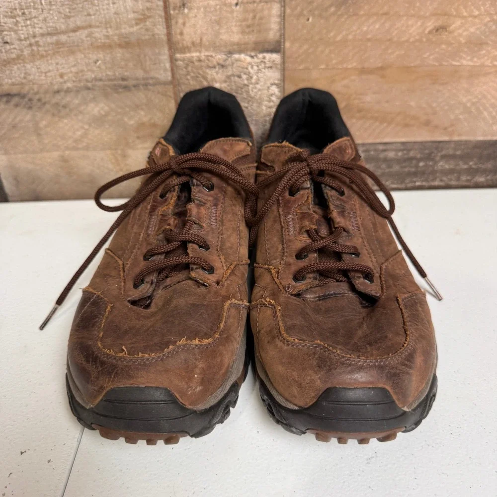 Merrell Hiking Shoes Mens 11.5 Brown Moab Adventure Lunar Leather J91825